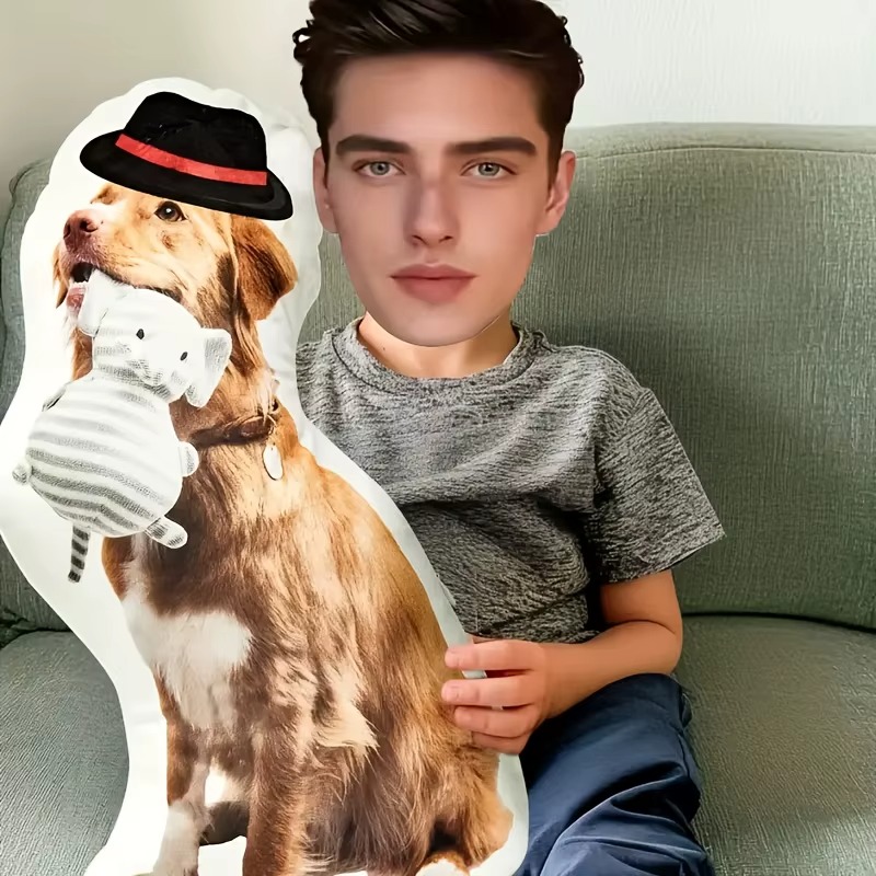 Custom Modern Pet Pillow, Sing - Pet Portrait Custom recension och pris