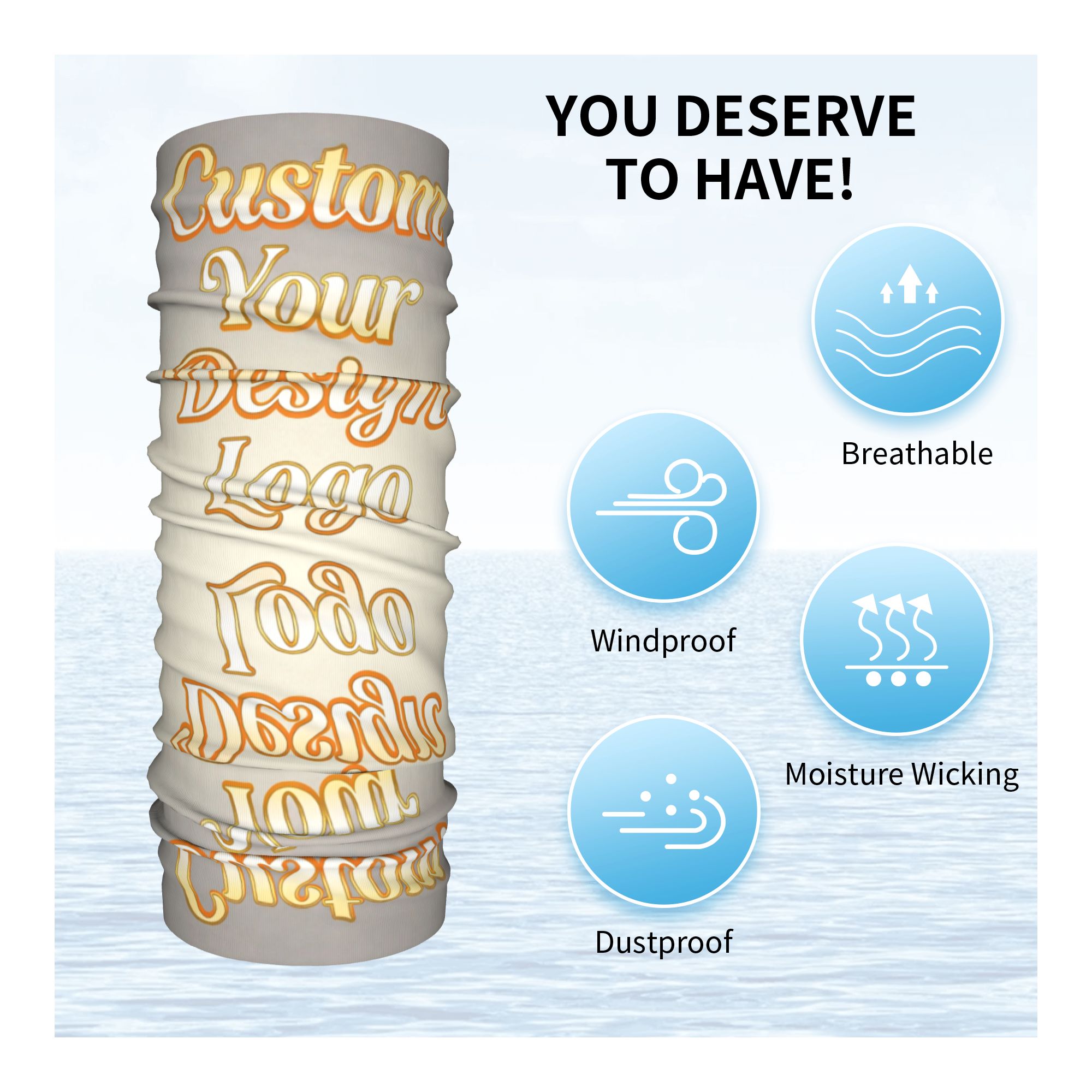 Custom Your Photo Name Bandana - Initial Ring Custom recension och pris