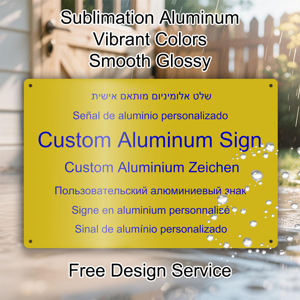 Custom Aluminum Metal Sign Per - Pet Portrait Custom recension och pris