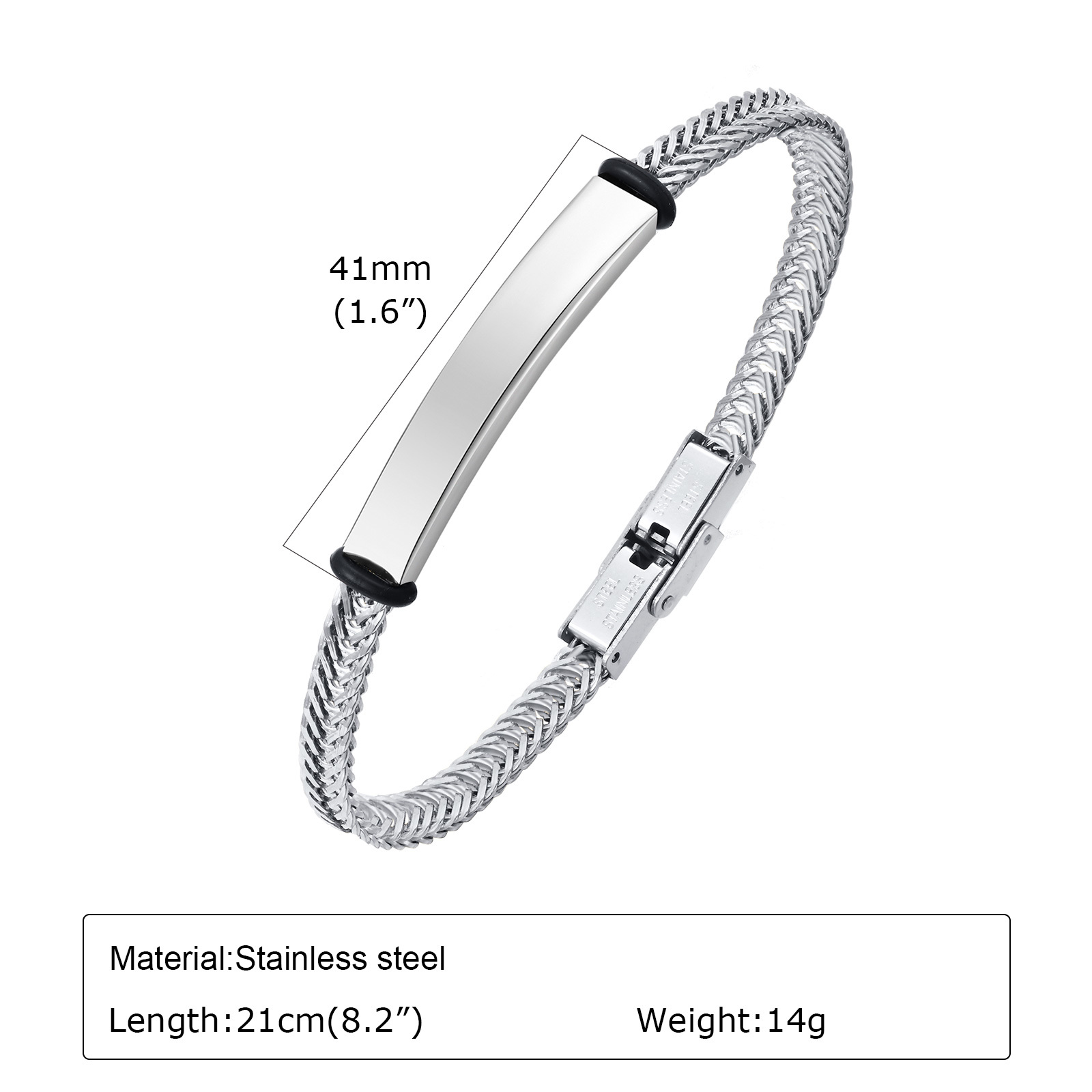 Vnox Personalized Bracelets fo - Coordinates Bracelet recension och pris